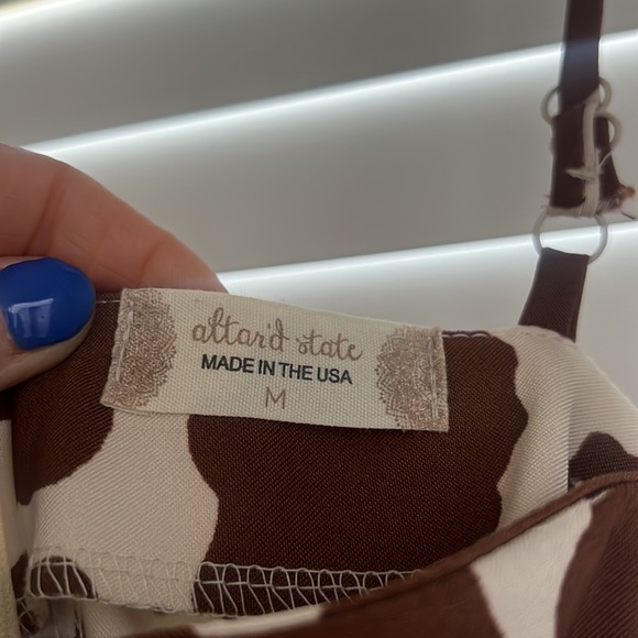 Altar’d Stare cow-print Romper - Picture 3 of 3